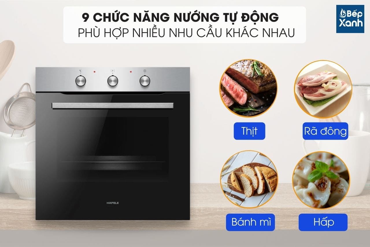 Lò nướng âm tủ Hafele HO-K60C 535.62.591 – ảnh 7