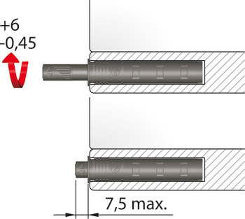 Đế cho nêm nhấn loại dài màu đen Hafele 356.12.327 – ảnh 6