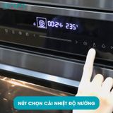Lò nướng âm tủ dung tích 72L Ecalite EOV-JA7060BL