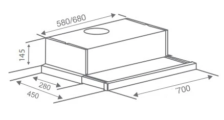 Máy Hút Mùi Canzy CZ C517I - Made in China – ảnh 2