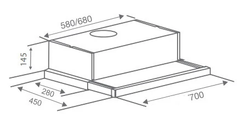 Máy Hút Mùi Canzy CZ C517I - Made in China ảnh 2