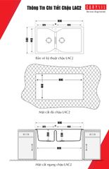 Chậu Rửa Chén Carysil LAC2 ảnh 4
