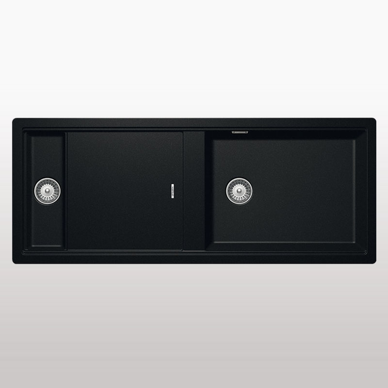 Chậu đá Hafele Workstation HS19-GKD2S120 / Màu đen, Mã số: 570.35.340 - Vật liệu inox và đá granite trong khu rửa Häfele Chậu đá Hafele Workstation HS19-GKD2S120 / Màu đen, Mã số: 570.35.340 - Vật liệu inox và đá granite trong khu rửa Häfele