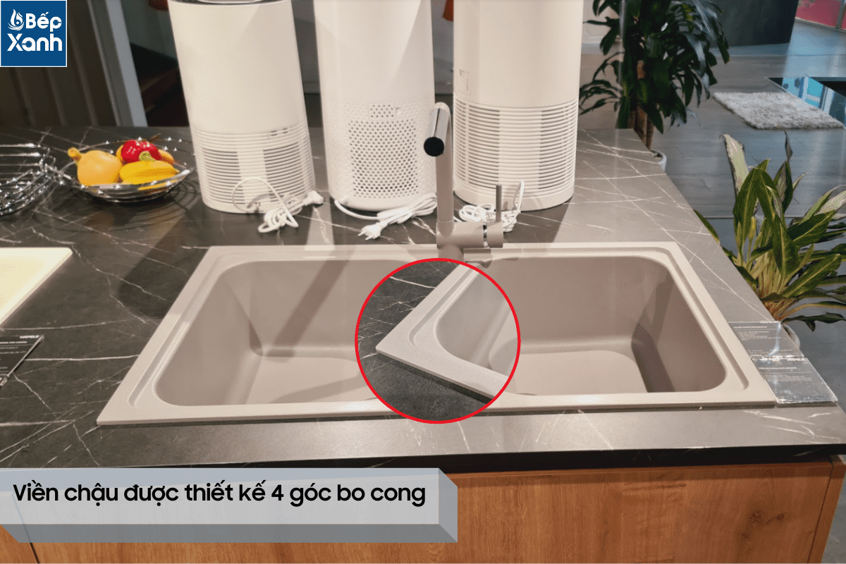 Chậu đá Hafele HS19-GEN2R90 Màu xám, Mã số: 570.35.580 – ảnh 6