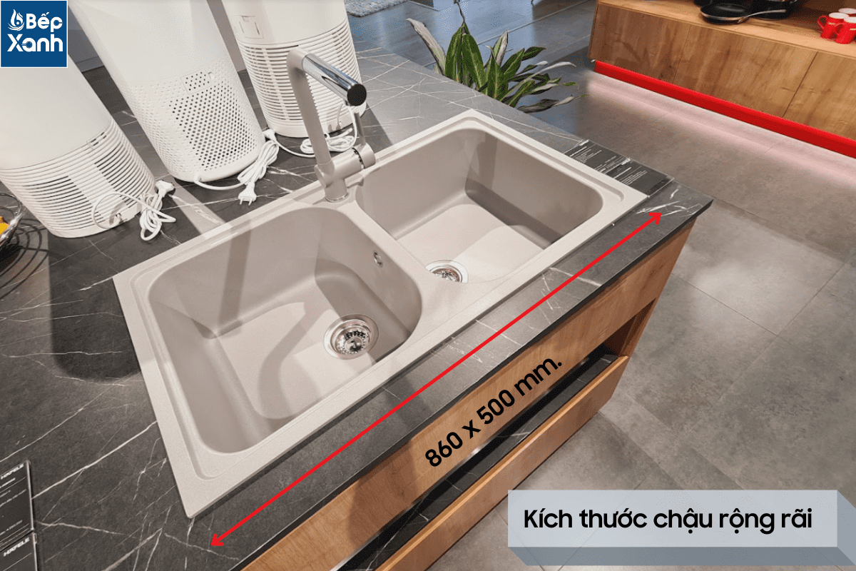 Chậu đá Hafele HS19-GEN2R90 Màu xám, Mã số: 570.35.580 – ảnh 7