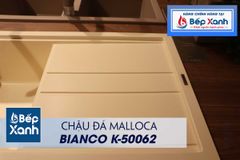 Chậu đá Malloca Bianco K-50062 / Màu kem / Phủ nano kháng khuẩn ảnh 9