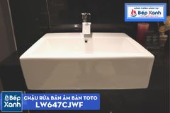 Chậu Rửa Bán Âm Bàn ToTo LW647CJWF ảnh 4