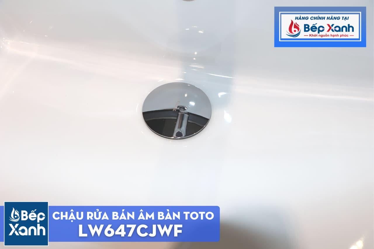 Chậu Rửa Bán Âm Bàn ToTo LW647CJWF – ảnh 7