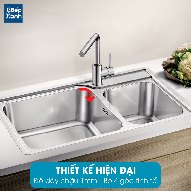Chậu rửa chén Blanco – LEMIS XL 8-IF 570.27.189 – ảnh 5