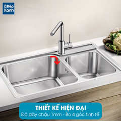 Chậu rửa chén Blanco – LEMIS XL 8-IF 570.27.189 ảnh 5
