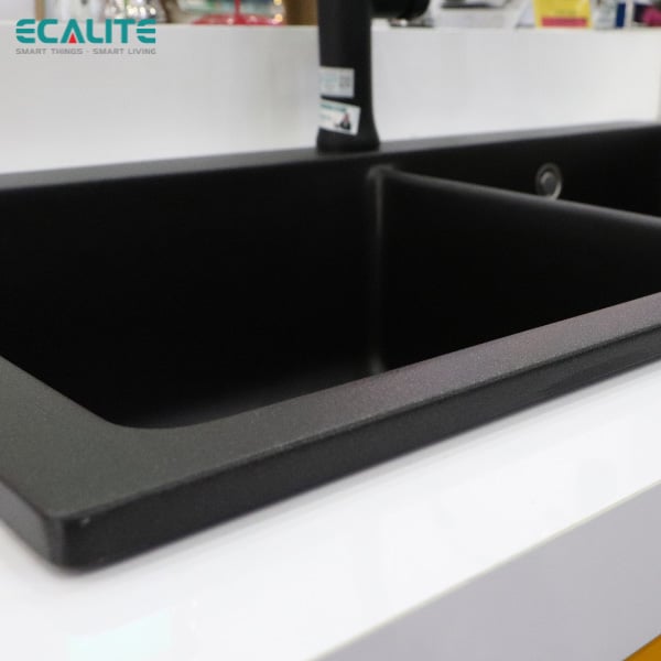 Chậu rửa đá đôi Granite 2A-Series Ecalite EGS-6006.8651B – ảnh 8