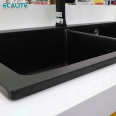 Chậu rửa đá đôi Granite 2A-Series Ecalite EGS-6006.8651B ảnh 8