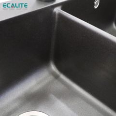 Chậu rửa đá đôi Granite 2A-Series Ecalite EGS-6006.8651B ảnh 7