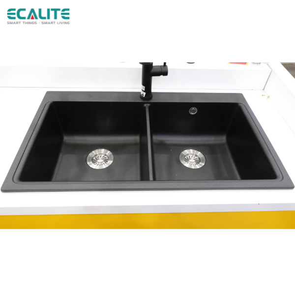 Chậu rửa đá đôi Granite 2A-Series Ecalite EGS-6006.8651B – ảnh 4