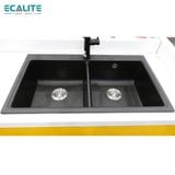 Chậu rửa đá đôi Granite 2A-Series Ecalite EGS-6006.8651B