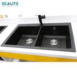 Chậu rửa đá đôi Granite 2A-Series Ecalite EGS-6006.8651B