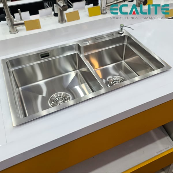 Chậu rửa chén Vision Manual Sink Ecalite ESD-8248HS – ảnh 3