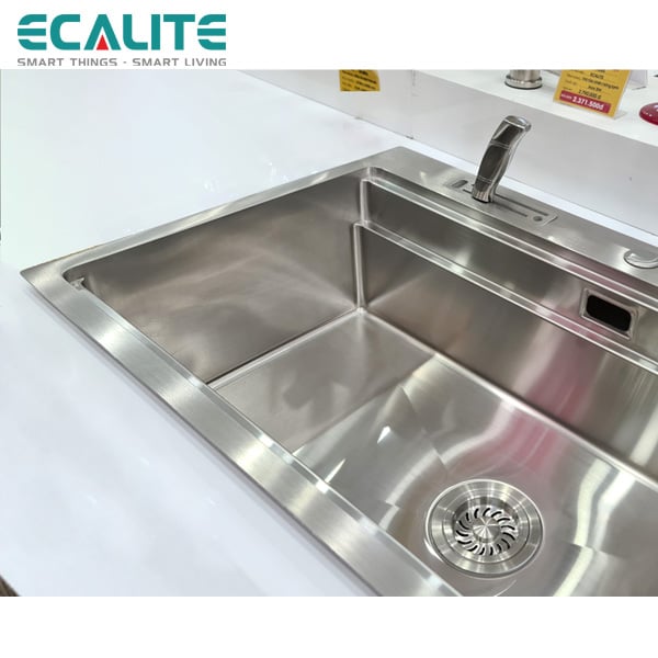 Chậu rửa chén 1 hộc lớn Vision Manual Sink Ecalite ESD-8250HS – ảnh 5