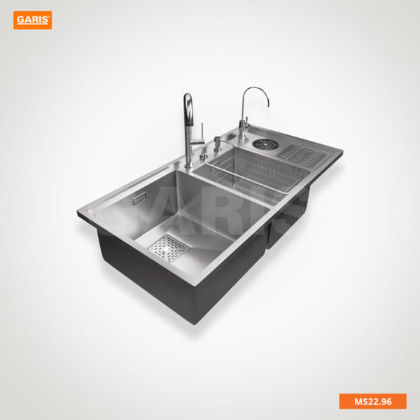 Chậu rửa chén Garis MS22.96 - Có máy rửa cốc – ảnh 2