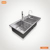  Chậu rửa chén Garis MS22.96 - Có máy rửa cốc 