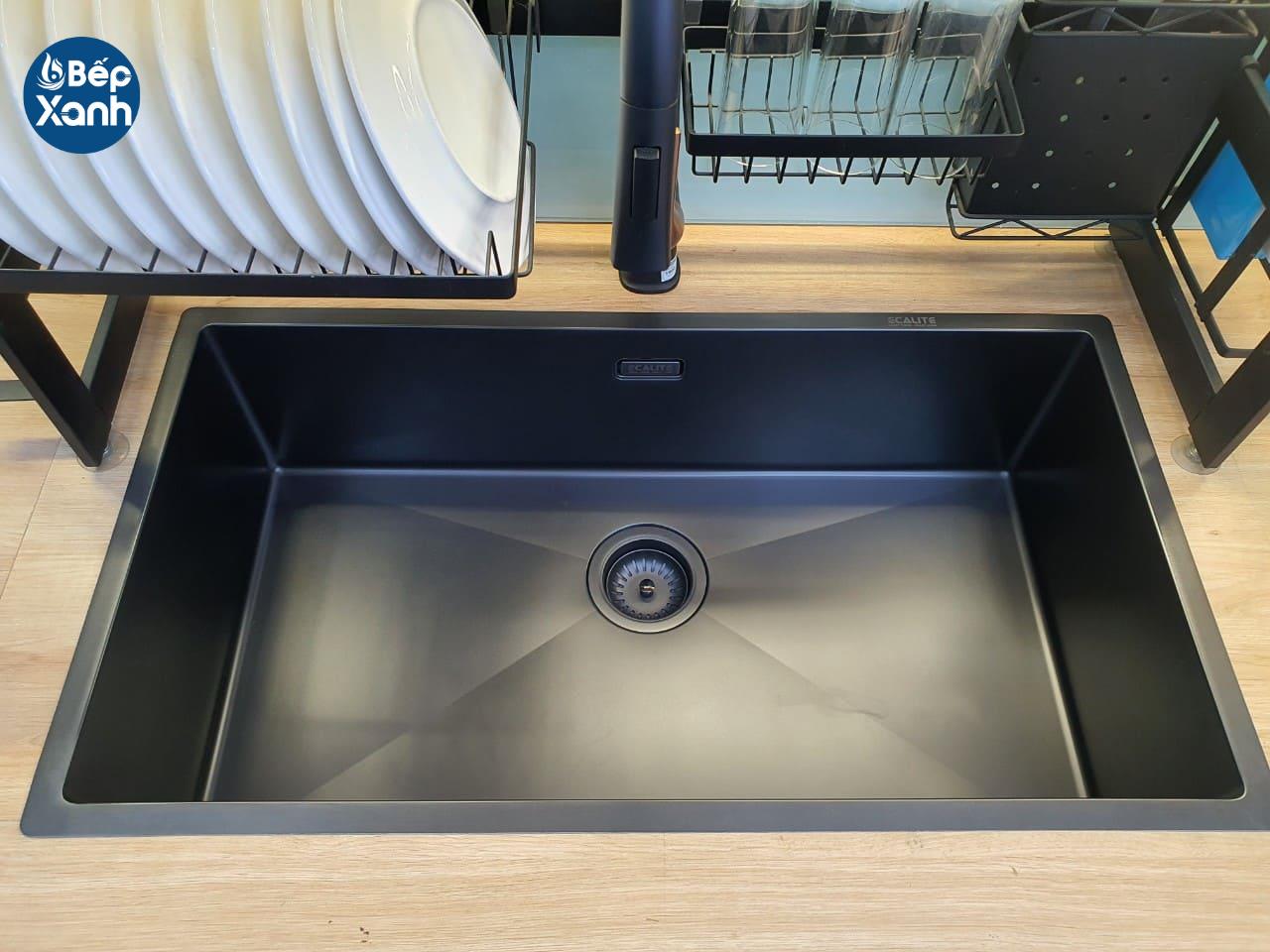 Chậu rửa chén 1 hộc lớn Lusor Manual Sink Ecalite ESL-7845OVD – ảnh 5