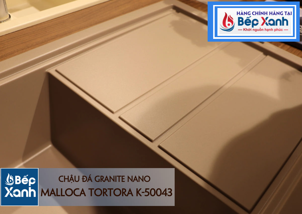 Chậu đá Malloca Tortora K-50043 / Màu đất / Phủ nano kháng khuẩn – ảnh 6