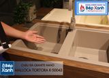 Chậu đá Malloca Tortora K-50043 / Màu đất / Phủ nano kháng khuẩn