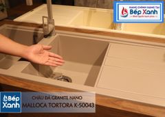 Chậu đá Malloca Tortora K-50043 / Màu đất / Phủ nano kháng khuẩn ảnh 10