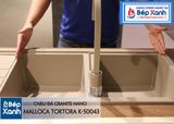 Chậu đá Malloca Tortora K-50043 / Màu đất / Phủ nano kháng khuẩn