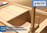 Chậu đá Malloca Tortora K-50043 / Màu đất / Phủ nano kháng khuẩn