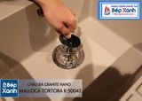 Chậu đá Malloca Tortora K-50043 / Màu đất / Phủ nano kháng khuẩn