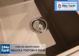 Chậu đá Malloca Tortora K-50043 / Màu đất / Phủ nano kháng khuẩn