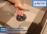 Chậu đá Malloca Tortora K-50043 / Màu đất / Phủ nano kháng khuẩn