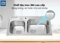 Chậu rửa chén Inox Malloca MS 1003 New ảnh 3
