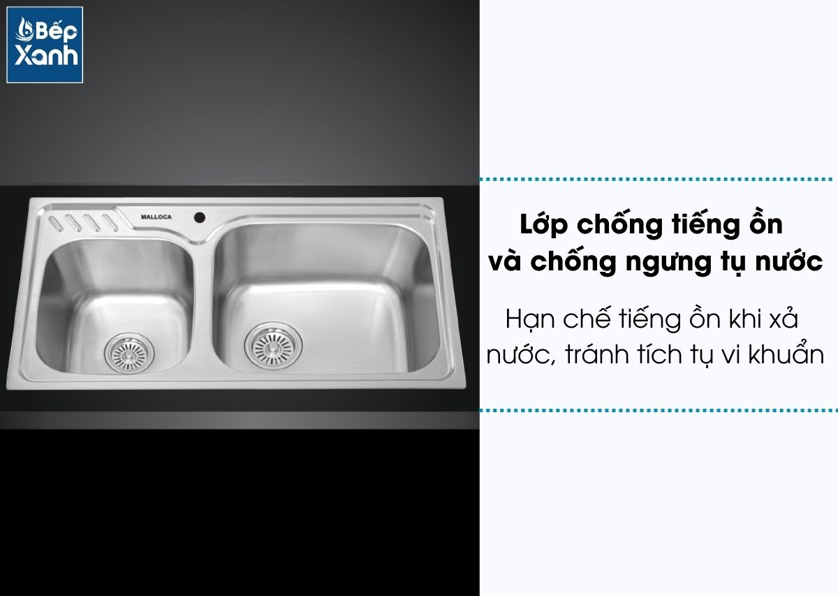 Chậu rửa chén Inox Malloca MS 1003 New - Chất liệu inox 304 của chậu rửa chén Malloca MS 1003 NEW Chậu rửa chén Inox Malloca MS 1003 New - Chất liệu inox 304 của chậu rửa chén Malloca MS 1003 NEW