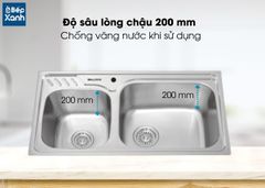 Chậu rửa chén Inox Malloca MS 1003 New ảnh 5