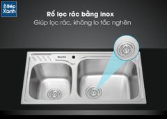 Chậu rửa chén Inox Malloca MS 1003 New ảnh 6