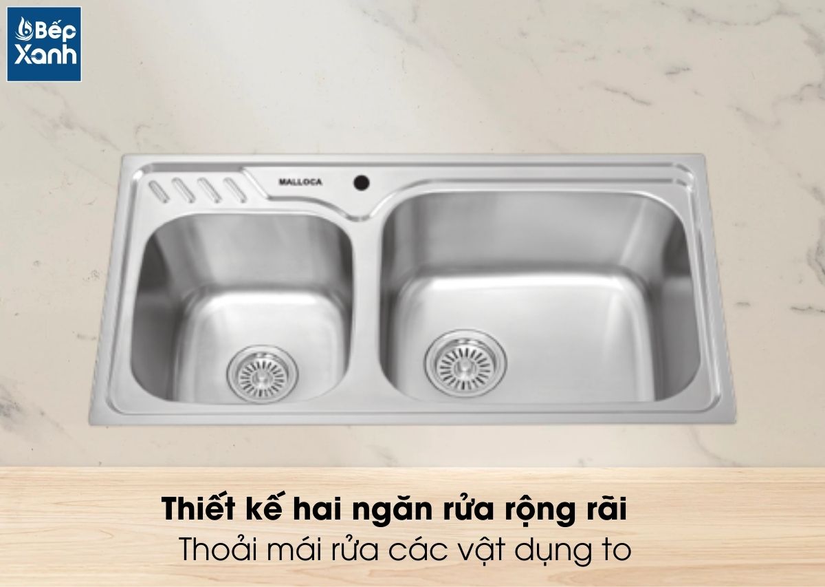 Chậu rửa chén Inox Malloca MS 1003 New – ảnh 7