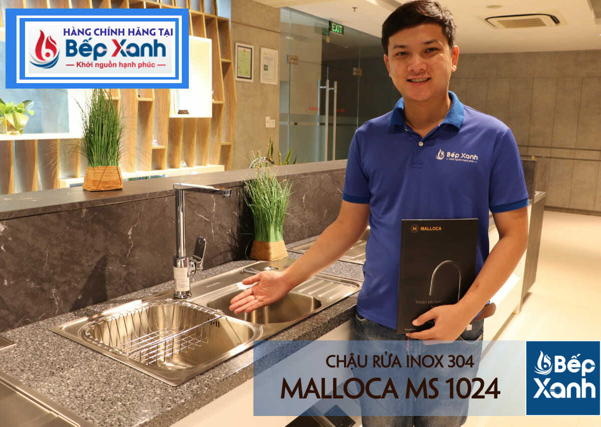 Chậu rửa chén Inox Malloca MS 1024 - Trải nghiệm sử dụng chậu rửa chén Malloca MS 1024 Chậu rửa chén Inox Malloca MS 1024 - Trải nghiệm sử dụng chậu rửa chén Malloca MS 1024