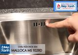 Chậu rửa chén Inox Malloca MS 1028D