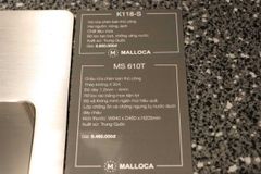 Chậu rửa chén Inox Malloca MS 610T ảnh 5
