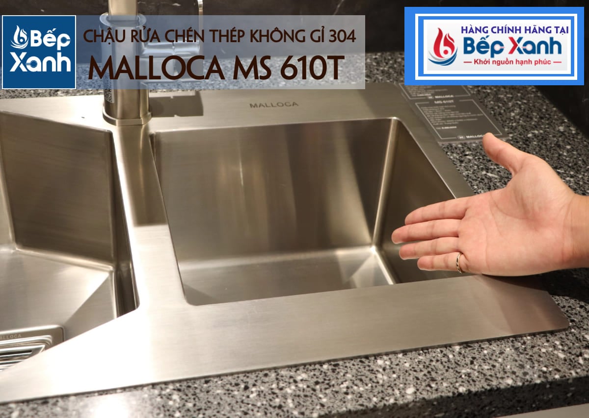 Chậu rửa chén Inox Malloca MS 610T – ảnh 6