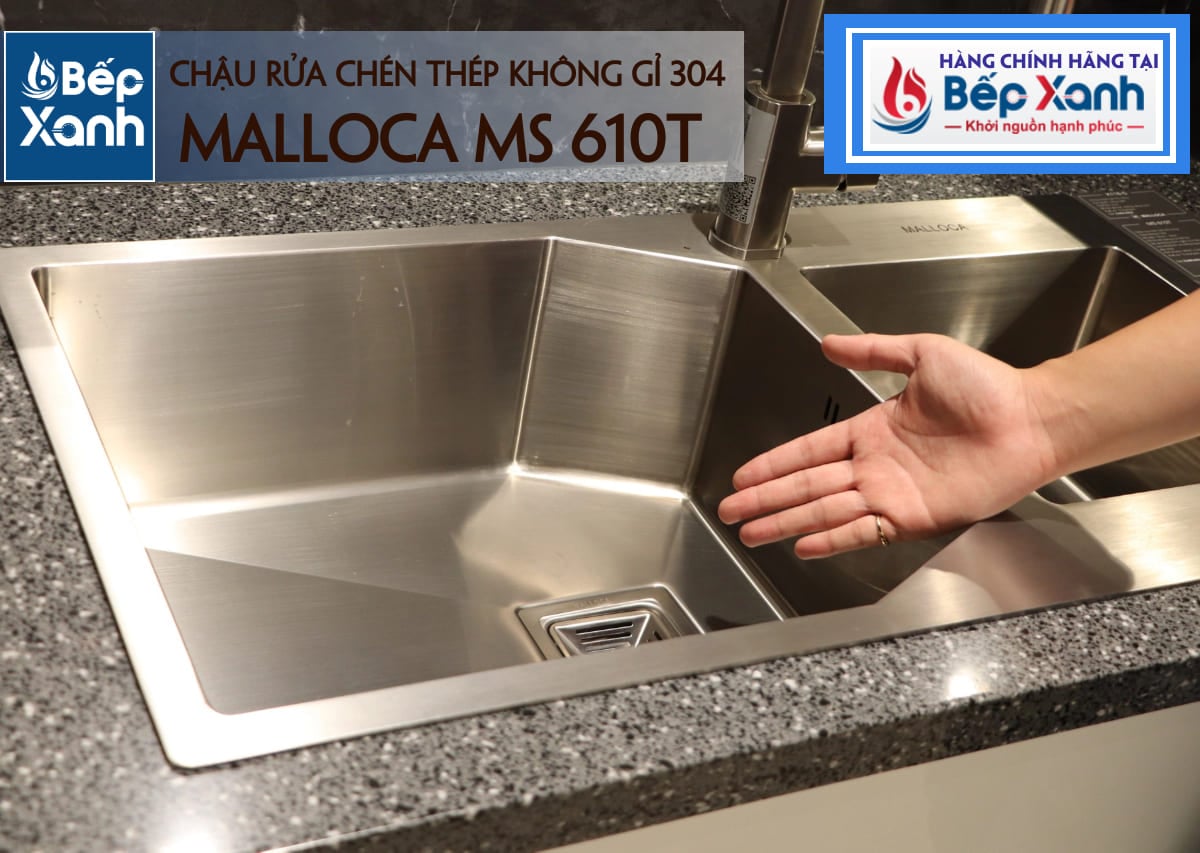 Chậu rửa chén Inox Malloca MS 610T – ảnh 7