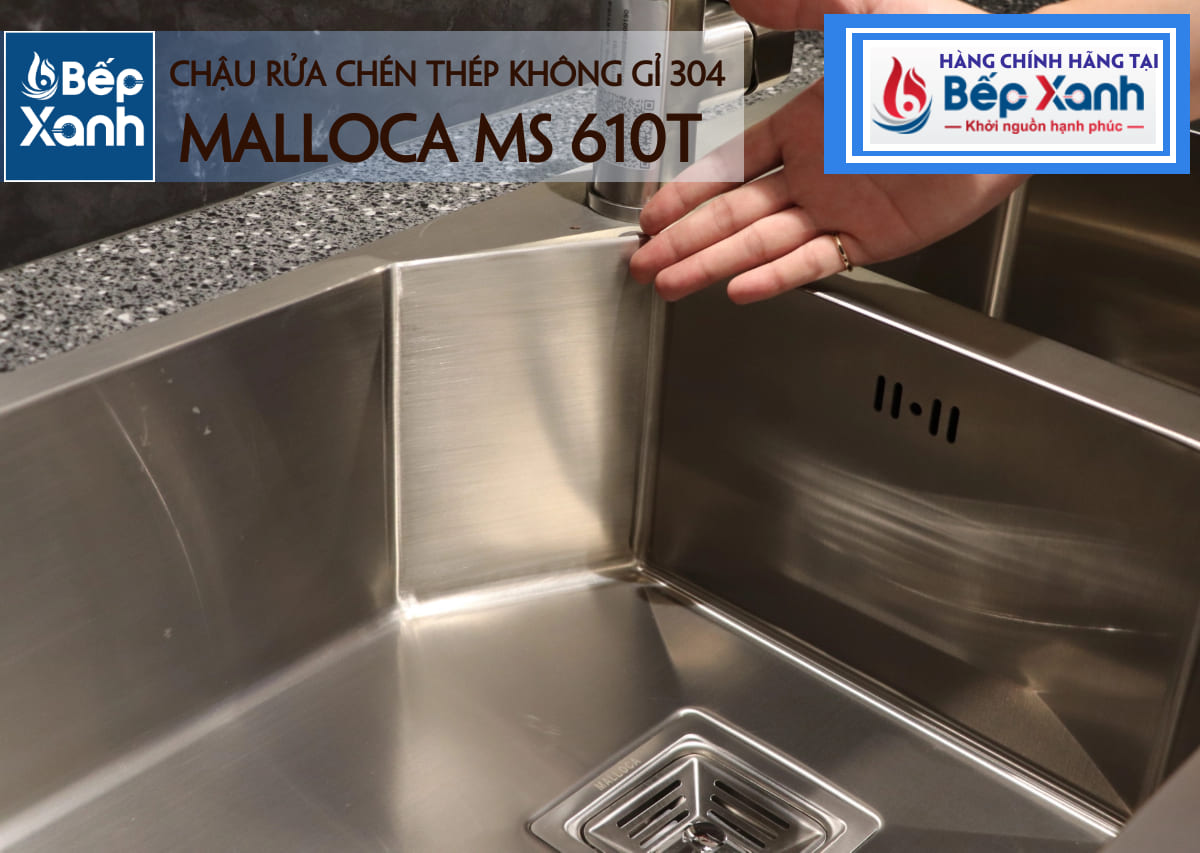 Chậu rửa chén Inox Malloca MS 610T – ảnh 8