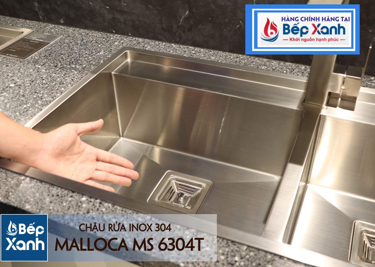 Chậu rửa chén Inox Malloca MS 6304T – ảnh 6