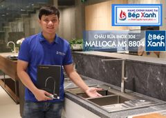 Chậu rửa chén Inox Malloca MS 8804 ảnh 4