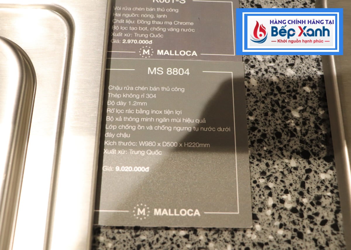 Chậu rửa chén Inox Malloca MS 8804 - Lắp đặt chậu Malloca MS 8804 đúng kỹ thuật Chậu rửa chén Inox Malloca MS 8804 - Lắp đặt chậu Malloca MS 8804 đúng kỹ thuật