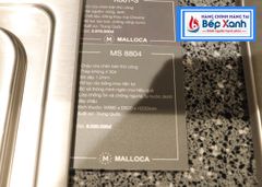 Chậu rửa chén Inox Malloca MS 8804 ảnh 5