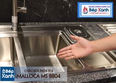 Chậu rửa chén Inox Malloca MS 8804 ảnh 7