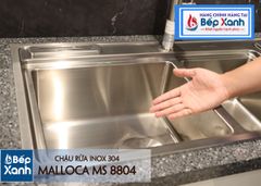 Chậu rửa chén Inox Malloca MS 8804 ảnh 8